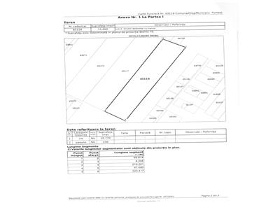 Teren de vanzare in zona Tomesti, visavis de primarie