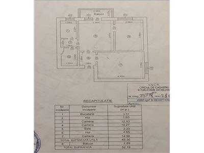 Apartament 3 camere Podu Rosbulevard, etaj 3, fără risc,  95.000 euro